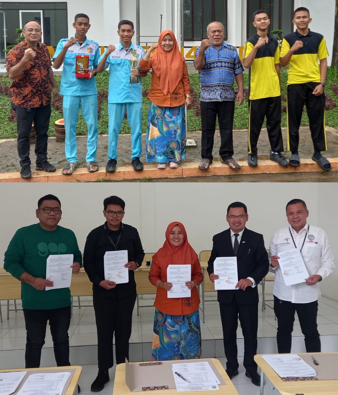 SMKN 14 Juara Kompetisi Robot dan MoU Bersama DUDI